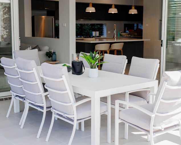 Jette Highback 9 Piece Dining Setting, , hi-res