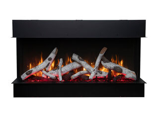 Amantii Smart 50" 3 sided glass electric fireplace Built-in only
