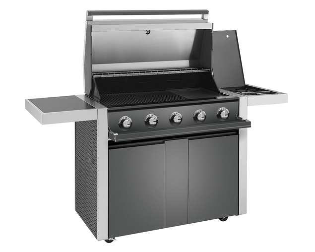 Beefeater 1700 Series – 5 Burner BBQ with Side Burner, , hi-res