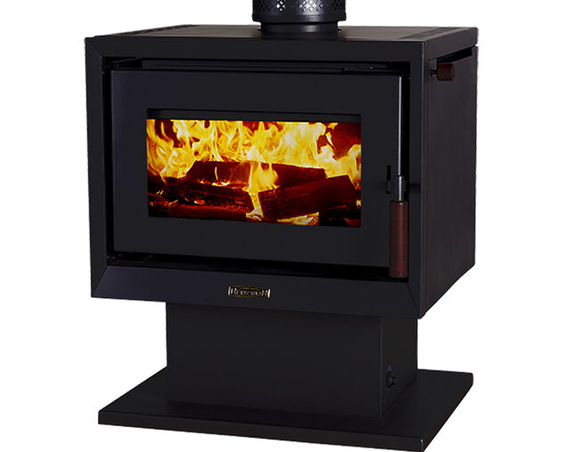 Norseman Legend MKII Freestanding Wood Heater - Metallic Black, , hi-res image number null