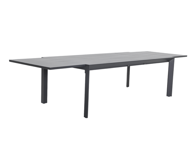 Jette 12 Seater Extension Dining Setting Bundle - Gunmetal Grey, Gunmetal Grey, hi-res