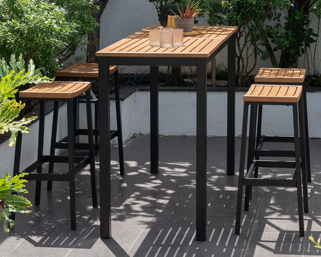 Lynx 5 Piece Timber Bar Setting, , hi-res