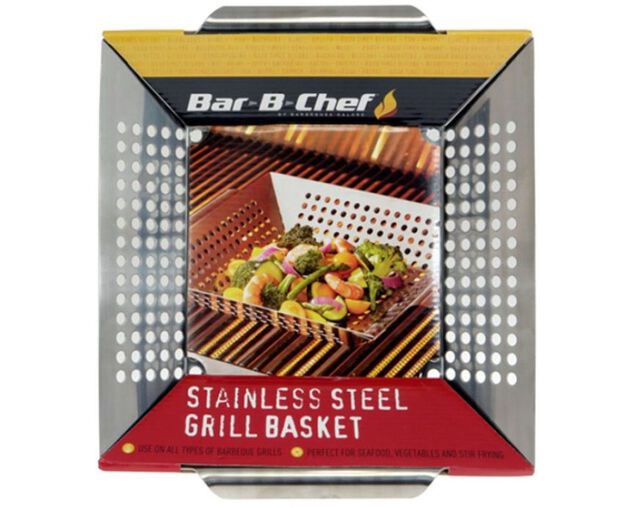 Pro Grill Stainless Steel Vege Grill Basket, , hi-res image number null