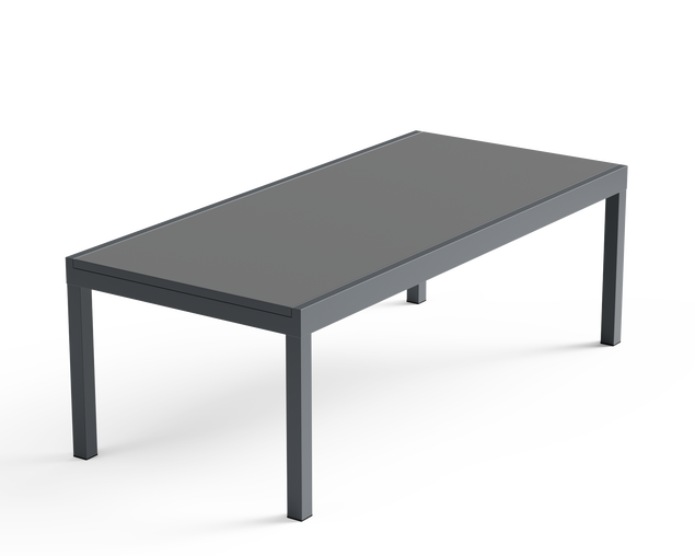Sinta Extension Dining Table 240cm - Gunmetal Grey, Gunmetal Grey, hi-res image number null
