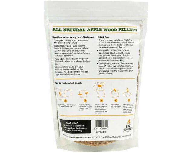 Pro Smoke Smoking Pellets - Apple Flavour, , hi-res