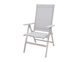 Frankie Folding Recliner Chair - Bone