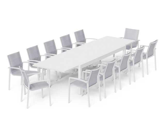 Boston-Sinta 13-Piece Extension Dining Setting, , hi-res