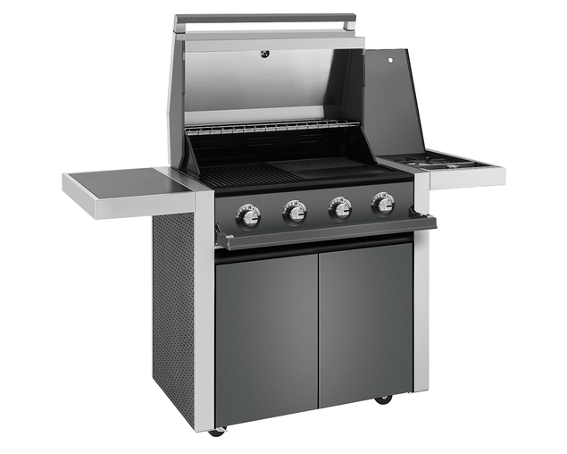 BeefEater 1700 Series - 4 Burner BBQ With Side Burner, , hi-res
