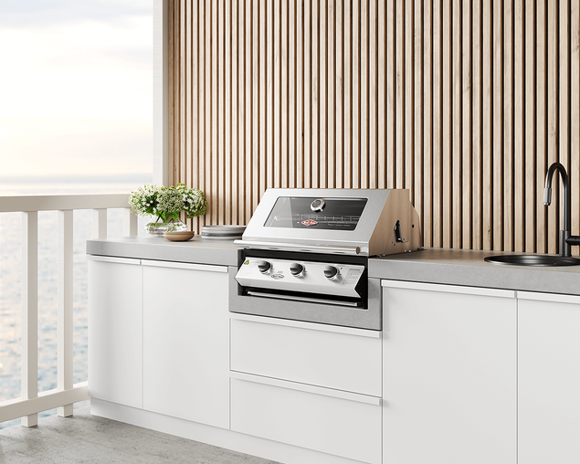 BeefEater 1200 Series 3 Burner Built In BBQ - Stainless Steel, Stainless Steel, hi-res
