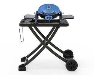 Ziggy Single Burner Electric Grill BBQ Plus Folding Cart Bundle