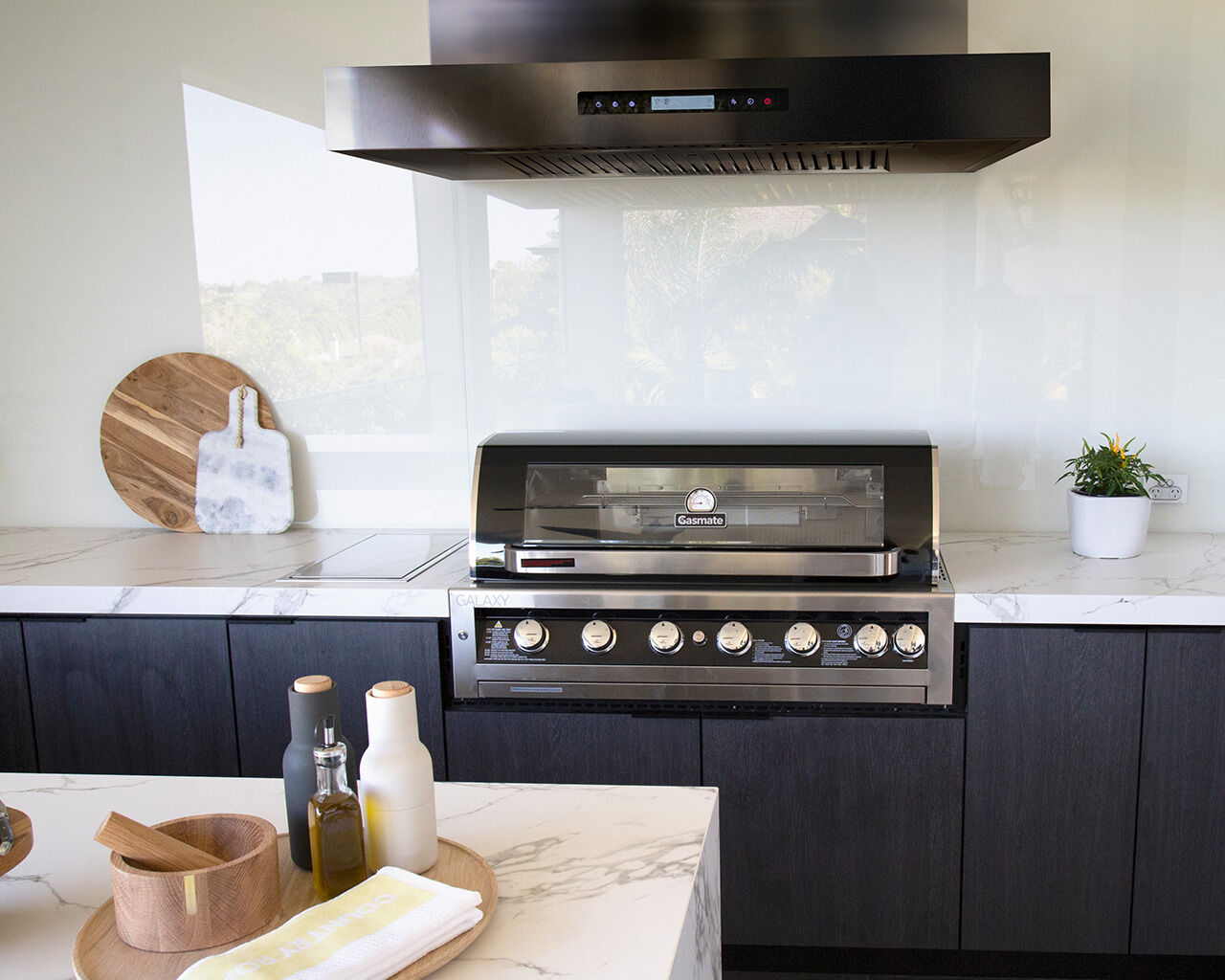Bbq range deals hood