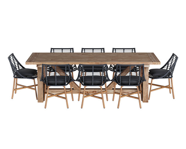Berlin-New Holland 9 Piece Dining Setting, , hi-res image number null