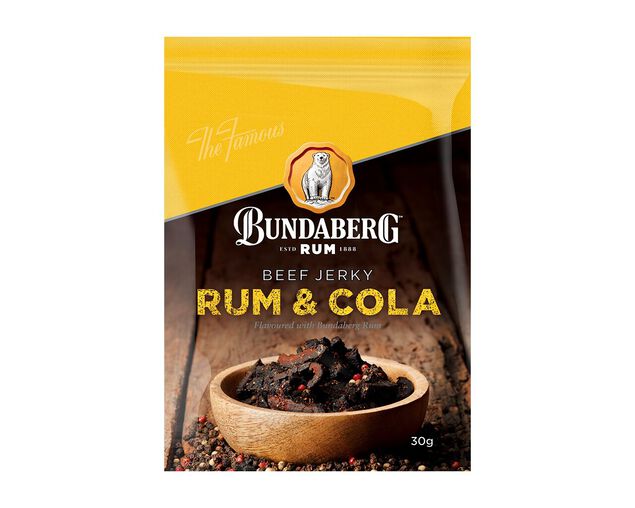 Bundaberg Rum Cola Jerky 30G, , hi-res image number null