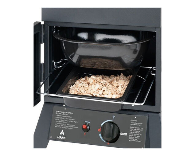 Hark 2 Door Gas Smoker With Window, , hi-res
