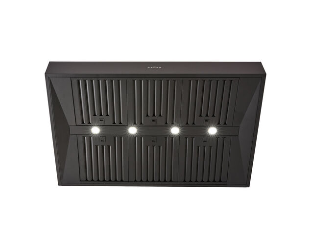 Schweigen Silent Black BBQ Alfresco Rangehood 1200mm 3200M³/hr Single Motor, , hi-res