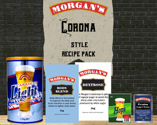 Morgan's Home Brew Kit - Corona Style Recipe Pack