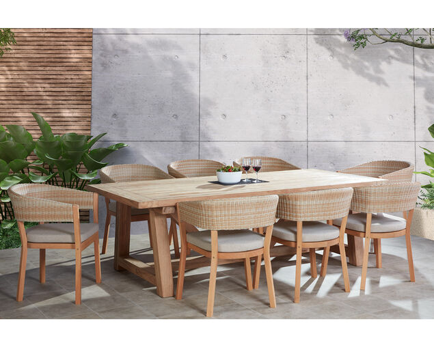 Buy New Holland Mix and Match 9 Piece Dining Setting at Barbeques Galore.