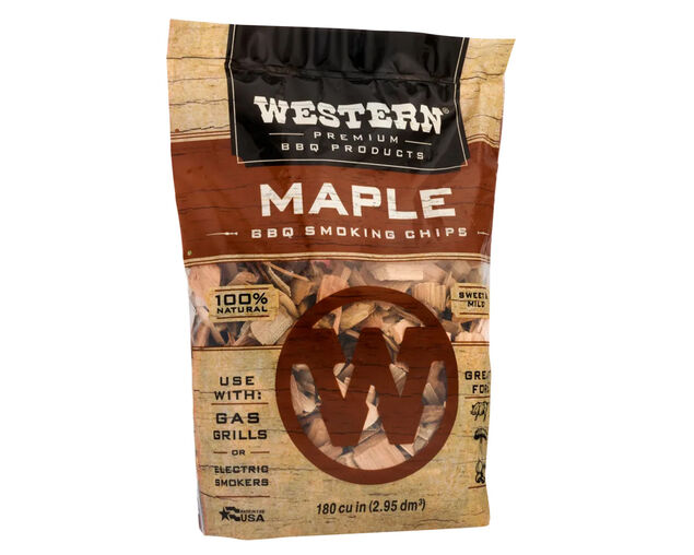 Western Premium Smoking Wood Chips - Maple, , hi-res