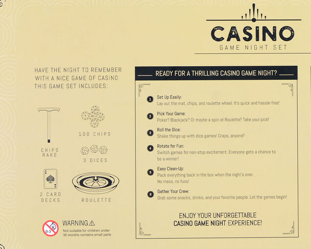 Casino Night Games Set, , hi-res