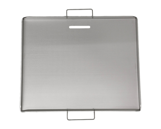 Stainless Steel Hotplate with Handles - 392 x 485mm (15"), , hi-res