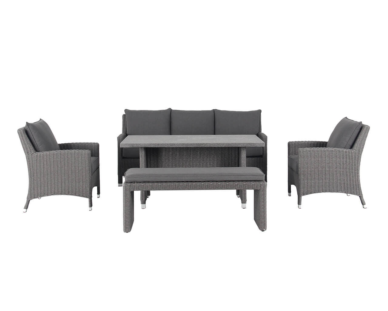 Buy Avalon 5 Piece Low Dining Setting at Barbeques Galore
