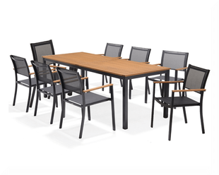 Lynx 9 Piece Dining Setting