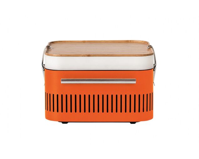 Everdure by Heston Blumenthal CUBE Charcoal Portable Barbeque - Orange, Orange, hi-res