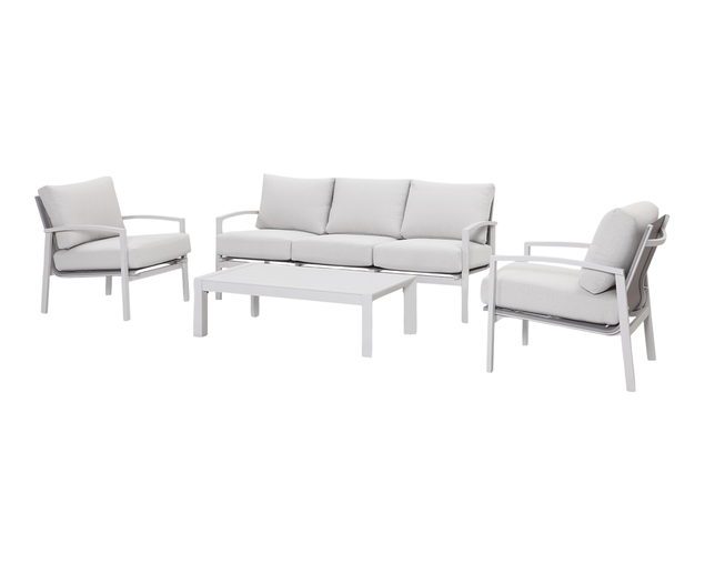 Jette 5 Seater Lounge Setting Bundle - Bone, Bone, hi-res