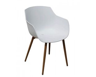 Oslo Resin and Aluminium Chair (White)