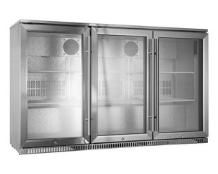 Ziegler & Brown Outdoor Bar Fridge - 3 Door Triple Glazed