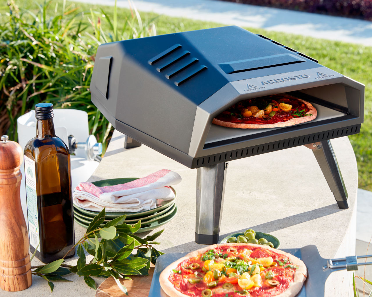 Gas portable pizza oven shop