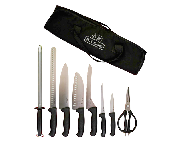 Grill Society 8 Piece Knife Set, , hi-res