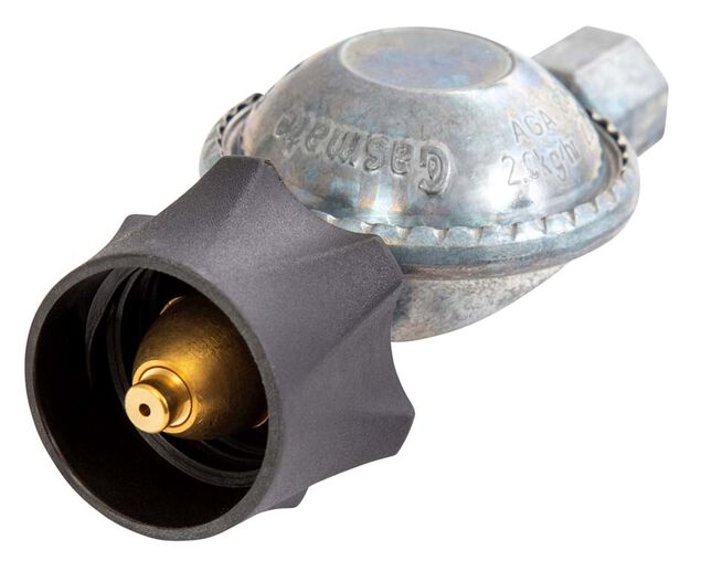 Gasmate 2.75 kPa Pressure Regulator LCC27 to 3/8" BSPT, , hi-res