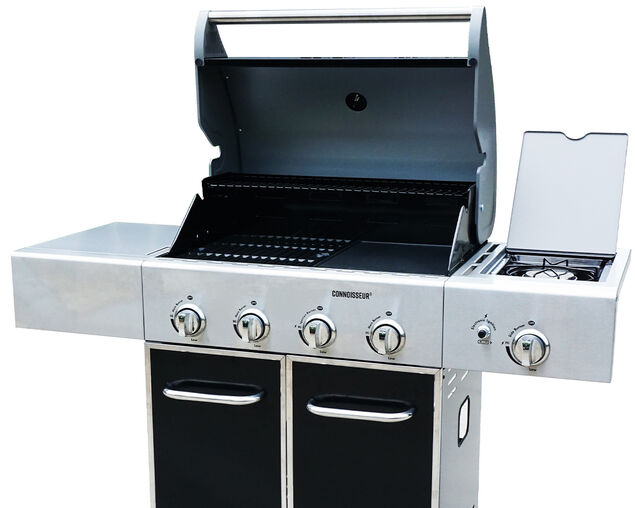 Connoisseur 4 Burner BBQ With Side Burner, , hi-res