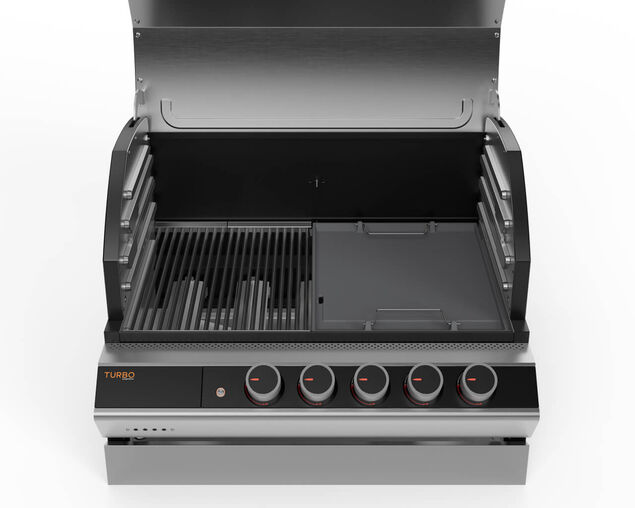 Ziegler & Brown Turbo Elite 5 Burner Build In BBQ (T Series)  (Table-Top without Brackets), , hi-res