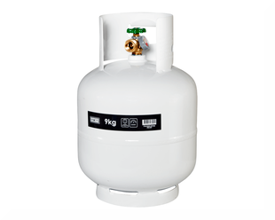 Empty 9kg LPG Gas Cylinder Bottle with Gauge and LCC-27 Safety Protection