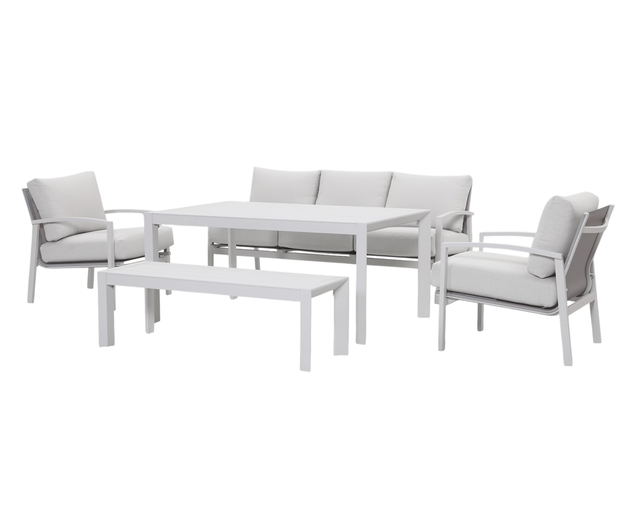 Jette 8 Seater Low Dining Setting Bundle, , hi-res