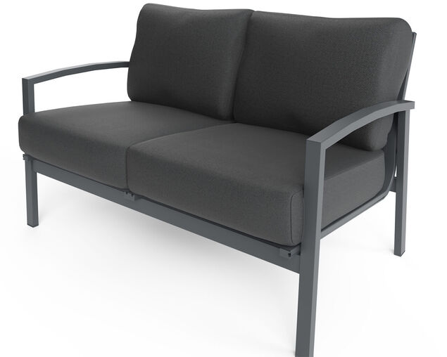 Jette 4 Piece Outdoor Lounge Setting with 1 Two-Seat Lounge, 2 Single-Seat Lounges, and 1 Coffee Table, , hi-res