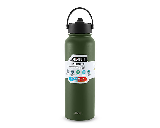 Avanti Sipper Bottle 1.1L Khaki, , hi-res