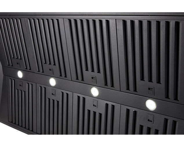 Schweigen Black BBQ Alfresco Rangehood 1500mm (Non Silent) 2500M³/hr Twin Motors, , hi-res