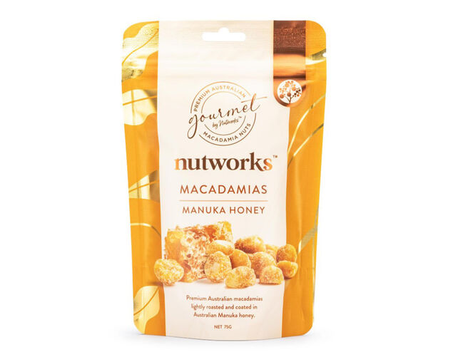 Nutworks Manuka Honey Macadamias 75G, , hi-res image number null