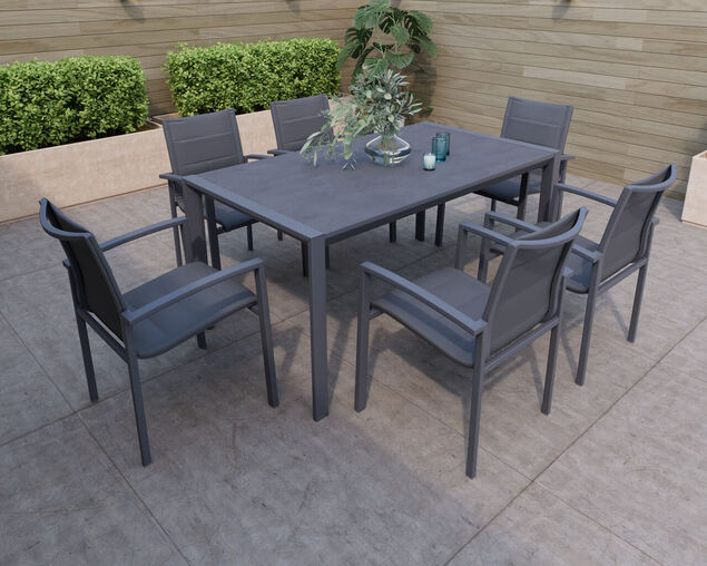Boston-Eden 7 Piece Dining Setting, , hi-res