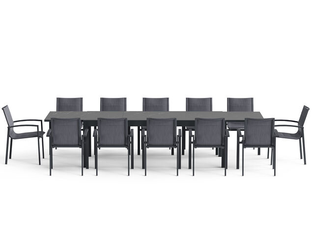 Boston-Sinta 13-Piece Extension Dining Setting, , hi-res