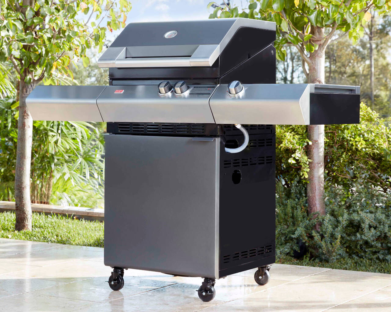 Two shop burner bbq