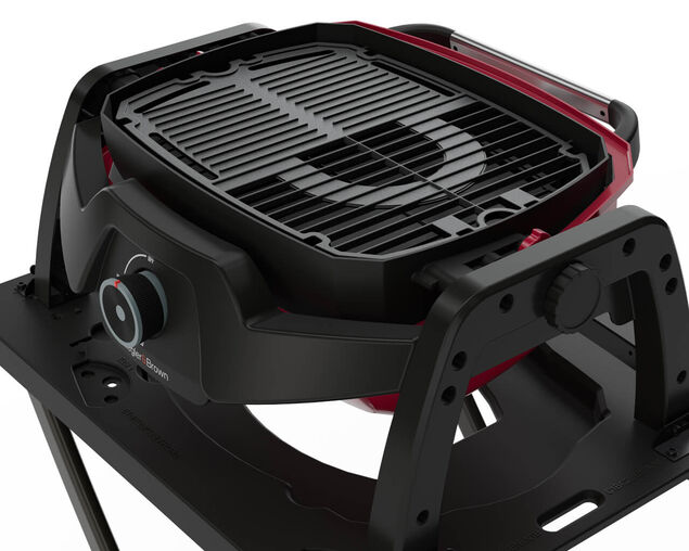 Ziggy Elite Nomad Single Burner Flame Failure BBQ plus Cart Bundle - Chilli Red, , hi-res