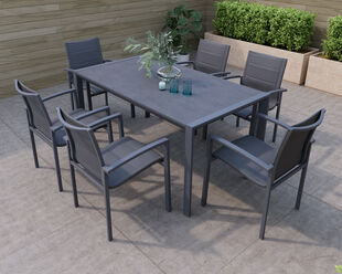 Boston-Eden 7 Piece Dining Setting