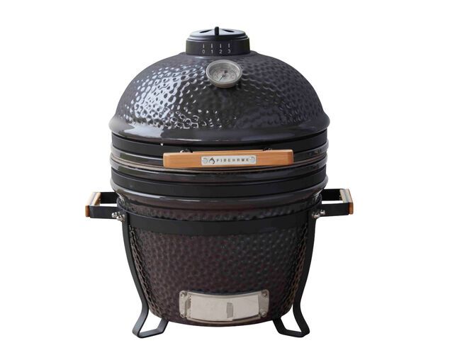 Firehawk Stringybark Kamado Ceramic Charcoal BBQ 40cm (16") - Grey, , hi-res image number null