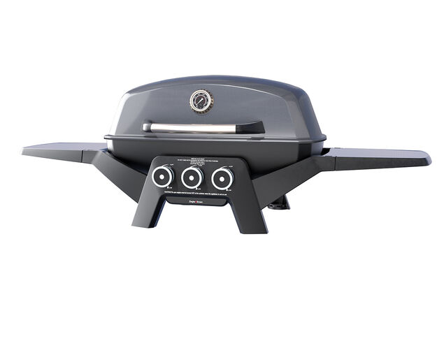 Ziggy Elite Triple Grill NG BBQ - Gunmetal Grey, , hi-res