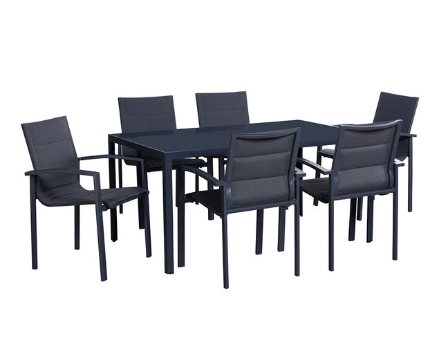 Malmo 7 Piece Mixer Dining Setting, , hi-res