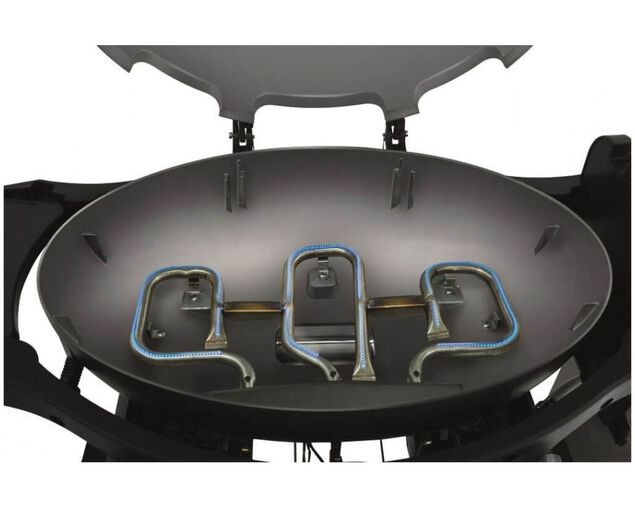 Ziggy Classic Triple Grill LPG BBQ - Gunmetal Grey, Gunmetal Grey, hi-res